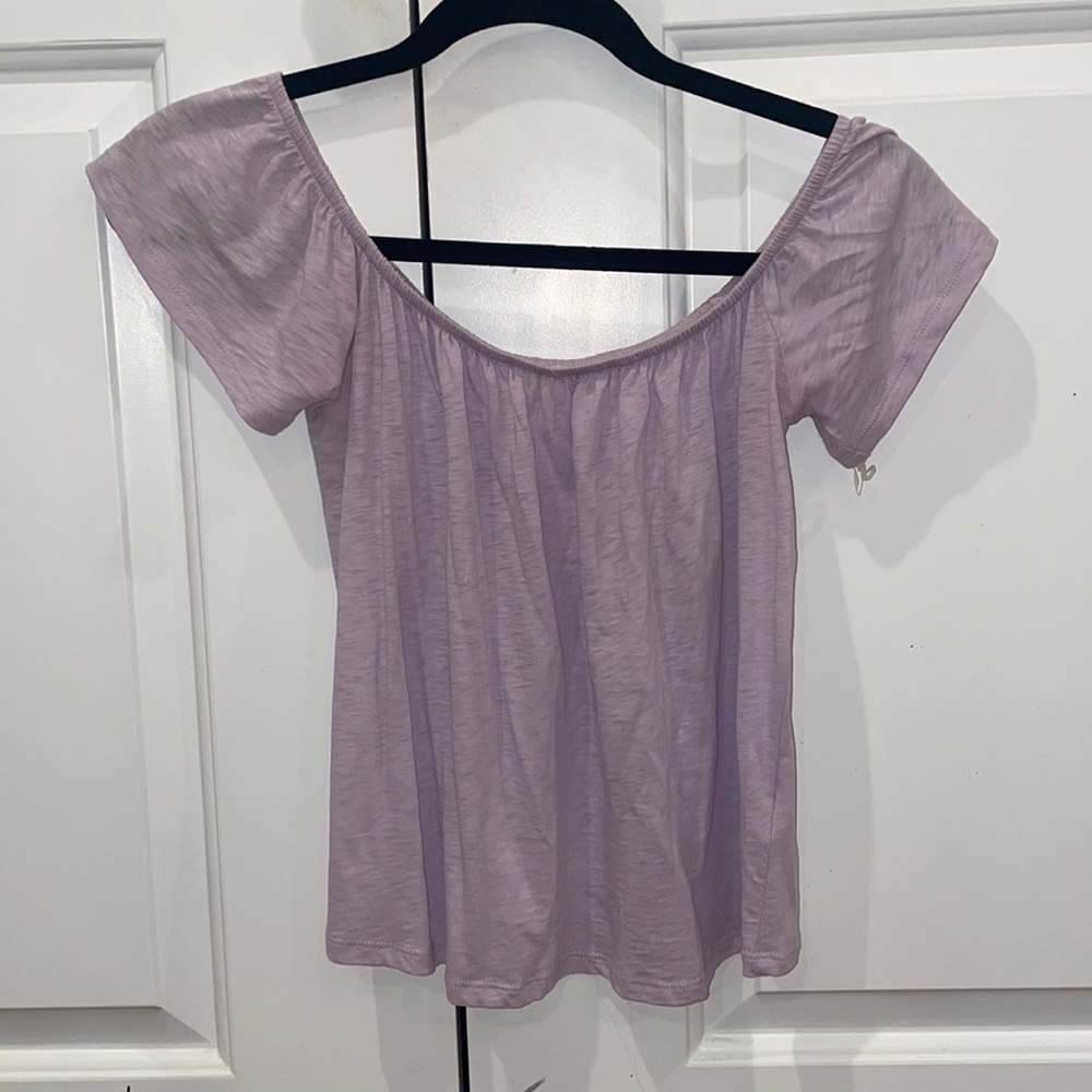 Purple top.